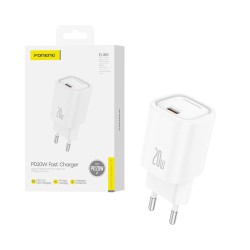 Adaptador Foneng EU69 Tipo-C PD20W Branco